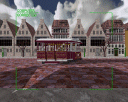 A tram in motion appears to be Terrel rotated, or equivalently, shortened and sheared.