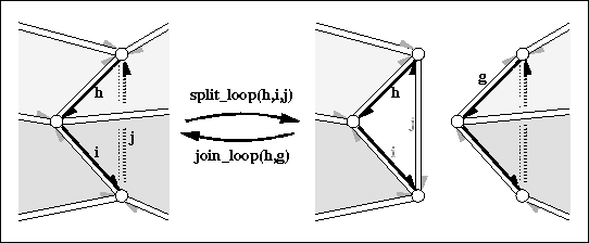 Euler Operator: split/join_loop()