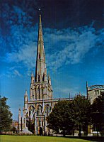 St. Mary Recliffe with Blue Sky