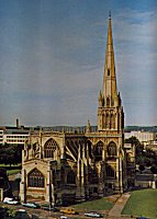 Distance shot of St. Mary Redcliffe