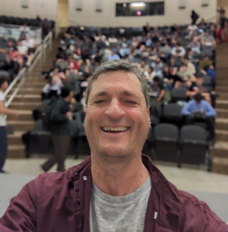 Nick selfie in class