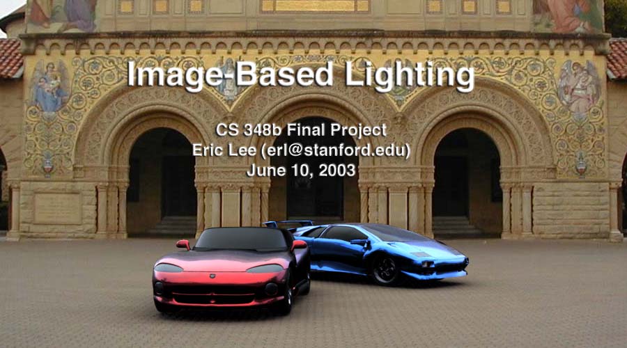 Image-Based Lighting