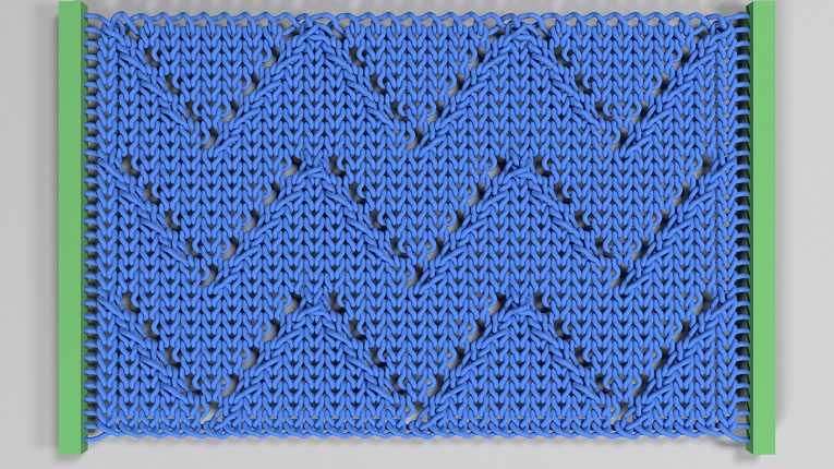 3x3 Chevron Stitch Pattern