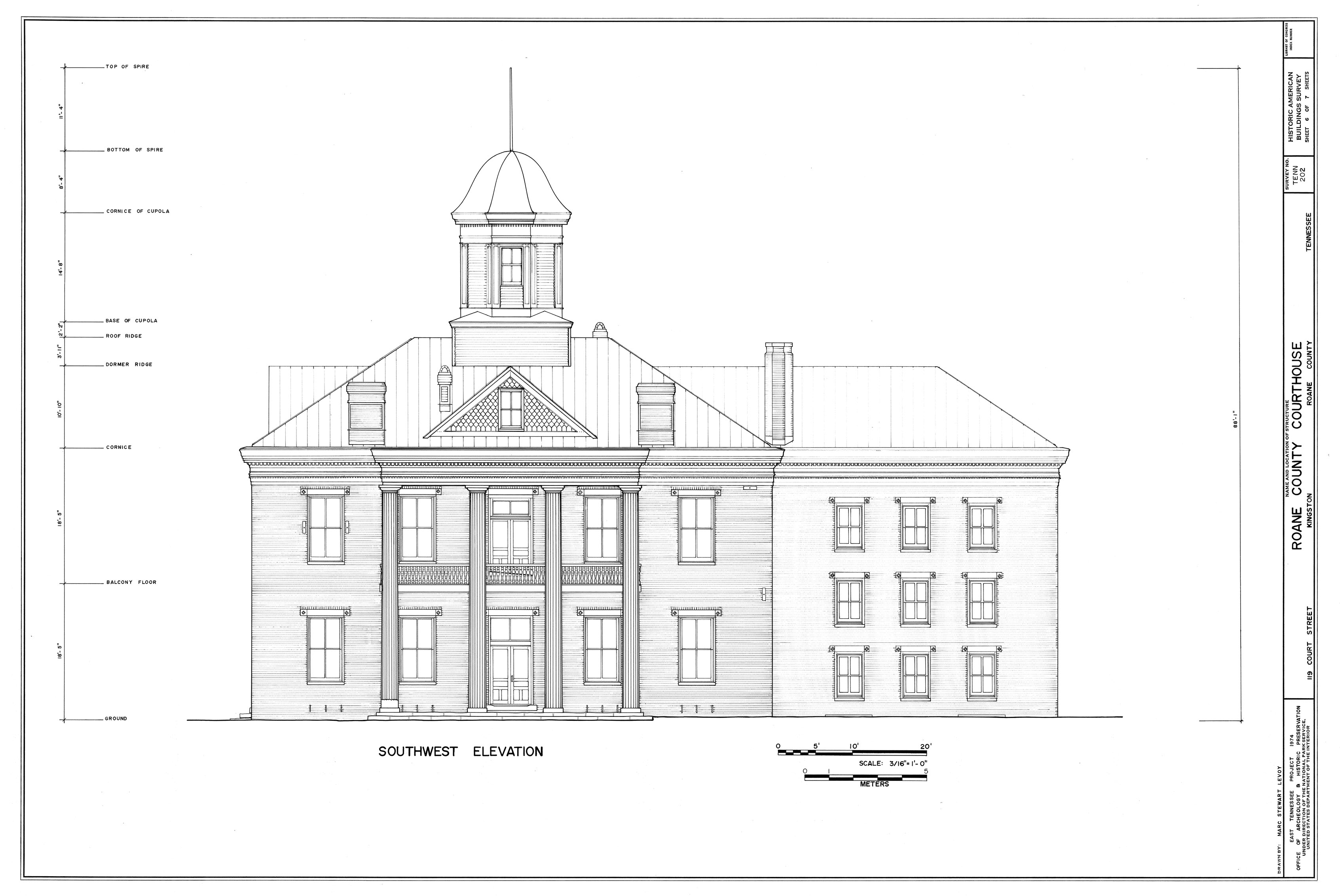 Measuring buildings for the Historic American Buildings Survey