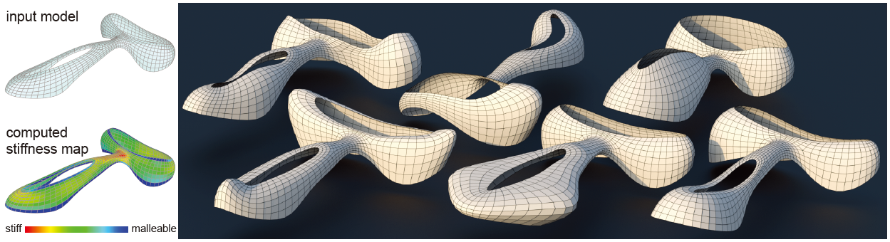 Shape Space Exploration of Constrained Meshes